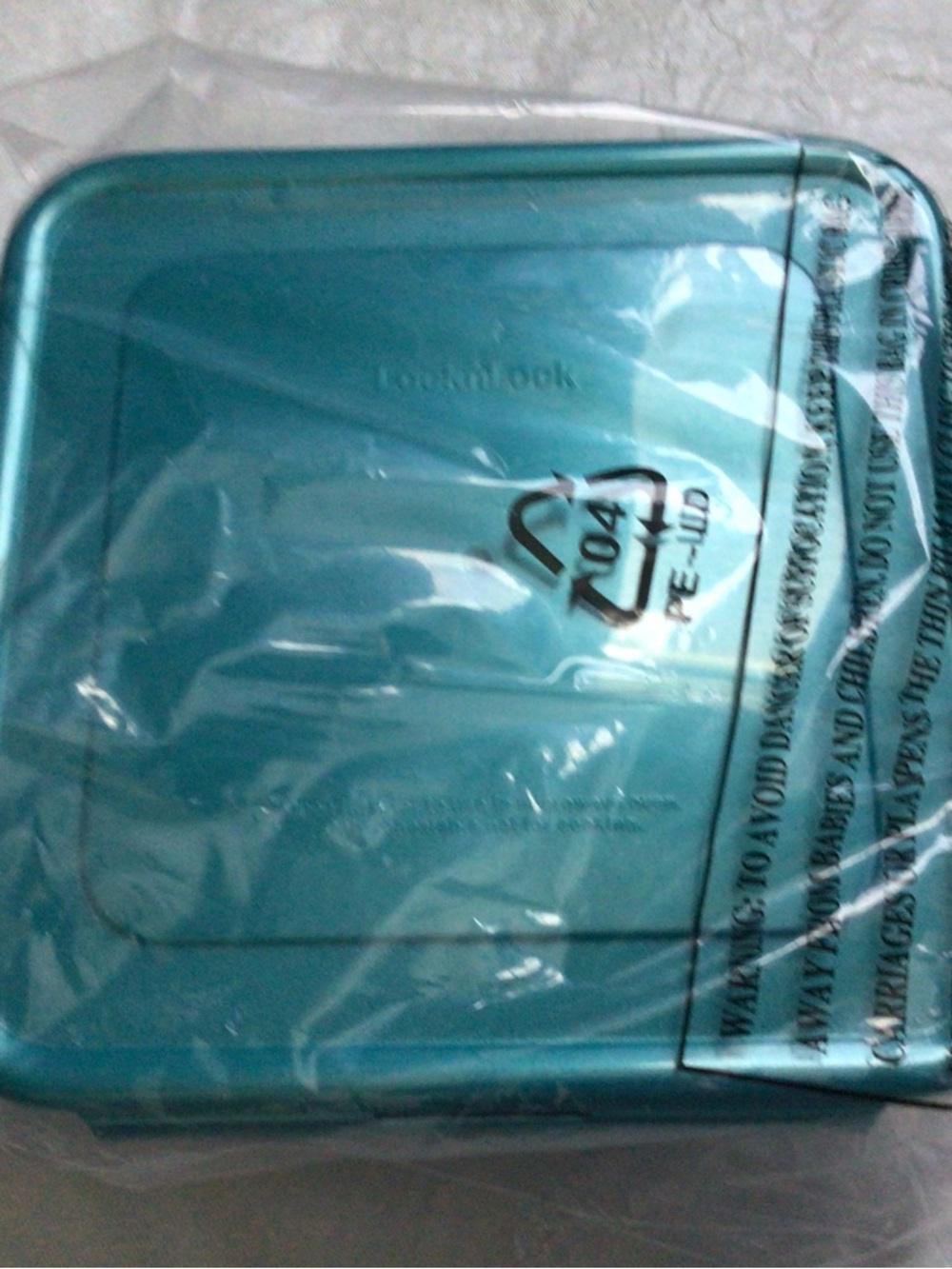 Teal Stainless Steel Food Storage Box